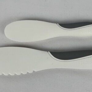 Lot Of 2 Pampered Chef Scoop And Spread Silicone Spatula Spreader 1708